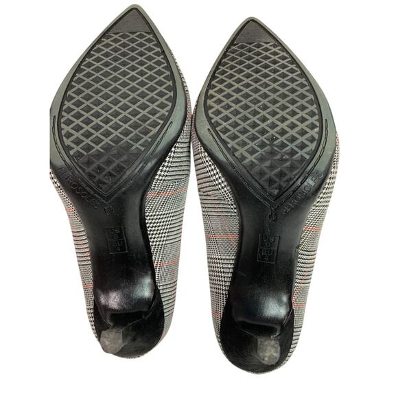 Size 6 Aerosoles Womens Plaid Black Heels Deal Breaker 3 Inch - Picture 9 of 12
